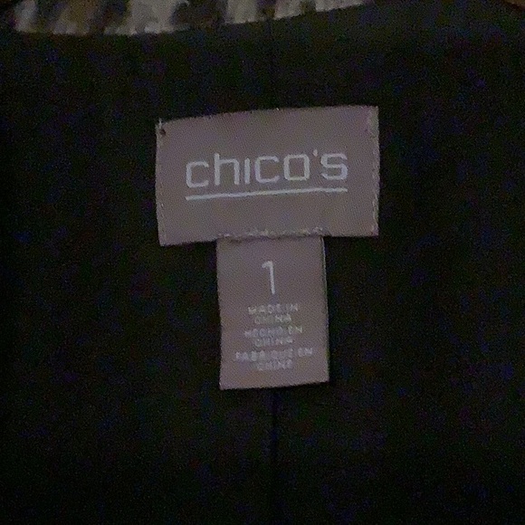 Chico’s furry leopard print jacket, size M (Chico’s size 1) - Picture 3 of 6